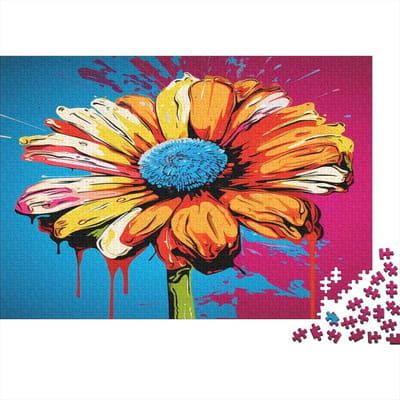 Bloemenpuzzel Volwassenen - 1000 Stukjes - Ontspannend Tijdverdrijf - Duurzaam Recyclet Karton - 75 x 50 cm - Stijl 1