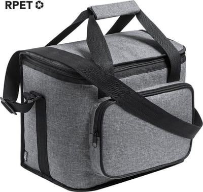 Duurzame koeltas RPET gerecycled plastic grijs
