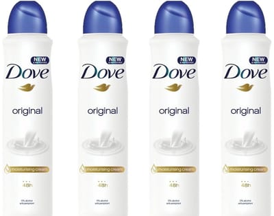 Dove Deo Spray XL Original - 4 x 250 ml