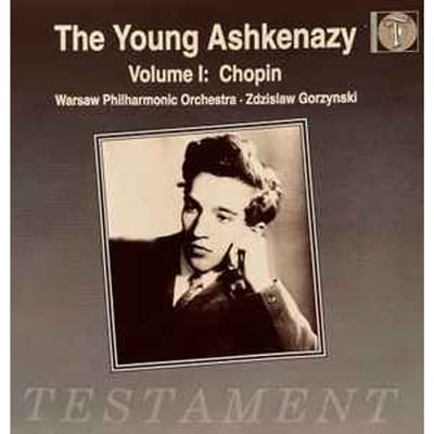 CD FRYDERYK FRANCISZEK CHOPIN , ZDZISL - Young Ashkenazy 1 SBT1045 Testament 1994 Oostenrijk Klassiek Gebruikt