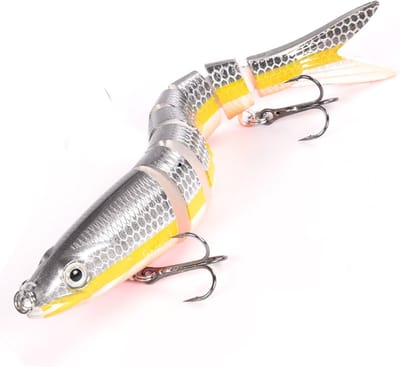 Livano Visspullen - Viskoffer - Tacklebox - Kunstaas - Vis Accessoires - Hengelsport - Spullen - Roofvis - Karper - Snoek - Grijs en Geel