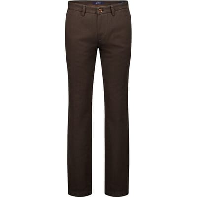 Gardeur Broek Savage-2 Ewoolution Micro Texture Pattern Donker Bruin / male