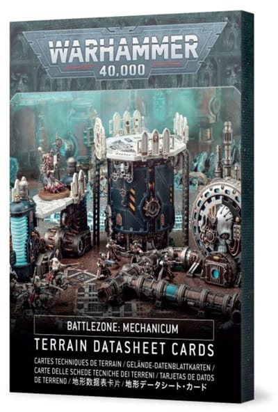 Battlezone: Mechanicum – Terrain Datasheet Cards