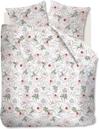Ambiante Nadie dekbedovertrek - Lits-Jumeaux - 240x200/220 - Roze