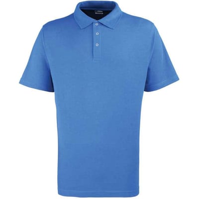 Premier Heren Press Stud Werkpoloshirt (Koningsblauw)