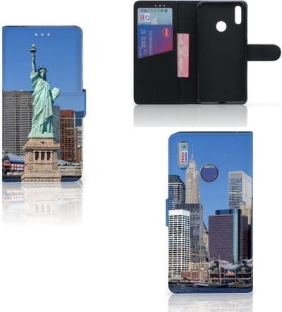 Huawei Y7 (2019) Flip Cover Vrijheidsbeeld