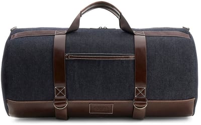 GUESS reistas Oslo Weekender Blue Denim donkerblauw