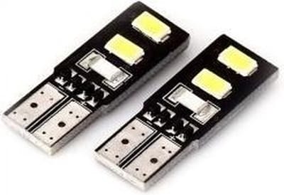T10 - 4 LED - 5630 - canbus - 12 volt - 2 stuks