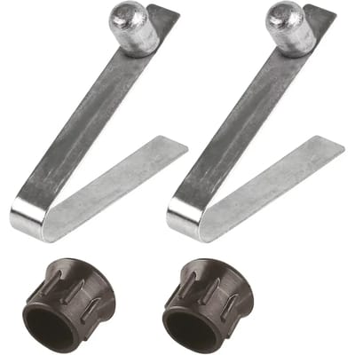 Set van 2 veren en eindkappen 111 en 112 Kerbl (x2)