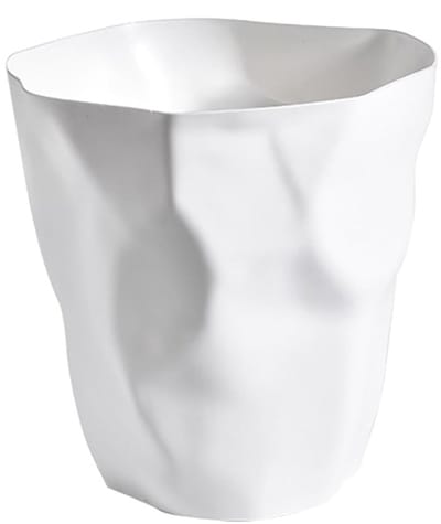 Unieke Irreguliere Plastic Afvalbak met Open Deksel voor Badkamer, Kantoor, Slaapkamer en Keuken - Modern Design, Compact en Handig