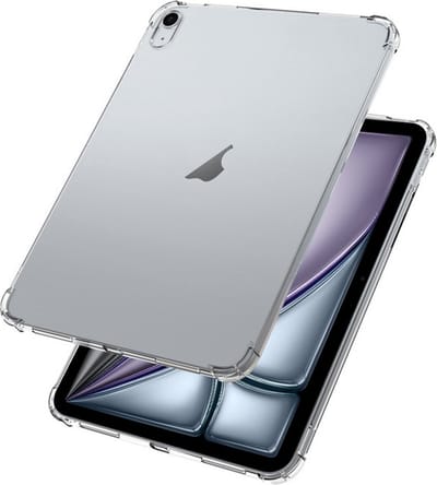 TPU Bescherm- Hoes Cover met Hoek-bumpers geschikt voor iPad Air 11" 2024 - Transparant A2902