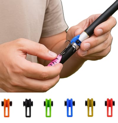 5x Veilige Haakhouders voor Vishaak – Duurzaam ABS Kunststof – Bescherm & Organiseer Uw Haken – Compact, Praktisch & Ruimtebesparend
