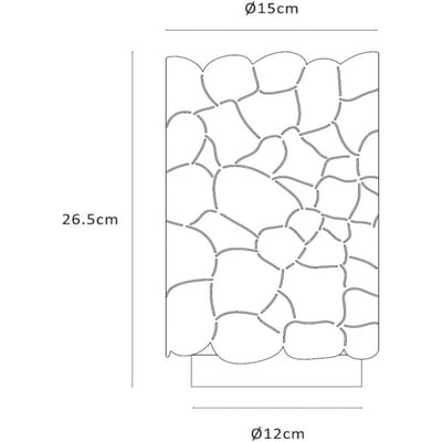 Lucide Almelo tafellamp, zwart/goud, Ø 15 cm, metaal