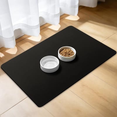 Absorberende voer- en watermat voor honden en katten, 40x60cm, waterdicht, antislip en snel drogend