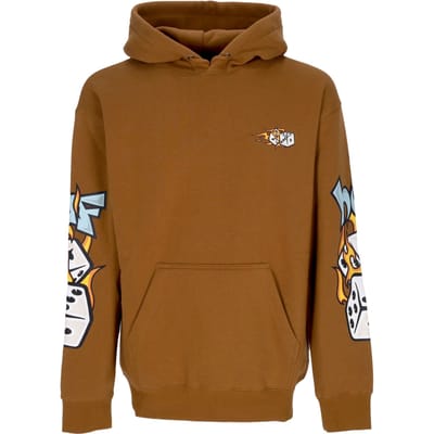 Dicey Po Hoodie Rubberen herenhoodie