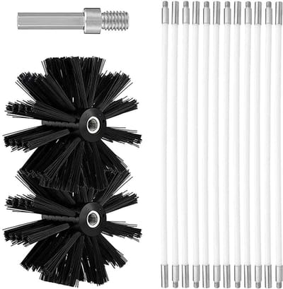 CLGP® Schoorsteenveegset - Schoorsteenveger - Schoorsteenborstel 150mm