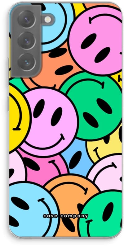 Case Company® - Hoesje geschikt voor Samsung Galaxy S22 Plus hoesje - Smiley N°1 - Soft Cover Telefoonhoesje - Bescherming aan alle Kanten en Schermrand