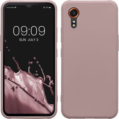 kwmobile telefoonhoesje geschikt voor Samsung Galaxy Xcover7 - Hoesje voor smartphone - Back cover in licht oudroze