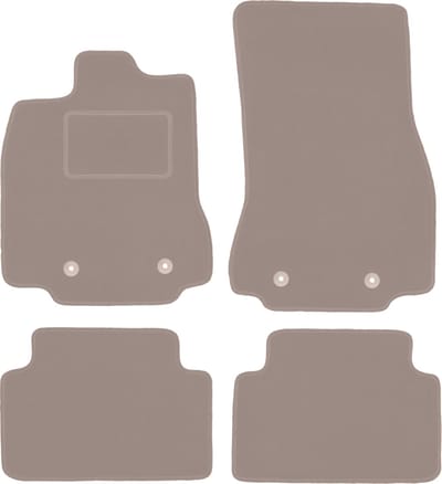 Beige veloursmatten voor: Toyota Prius II hatchback (2003-2010)
