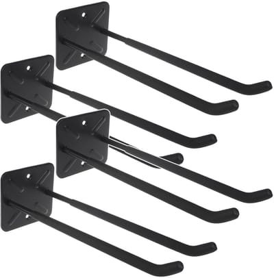 Maclean MC-436 - Set van 4 stuks Ophanghaken - Muurbeugels voor gereedschap - staal max belasting 70kg