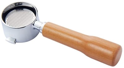 Dailygoody - Espressohouder zonder bodem - 51 mm - Hoogwaardige kwaliteit - Roestvrij staal - Ideaal voor DeLonghi - Duurzaam en stevig