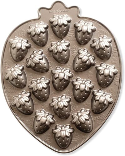 Bakvorm - Taartjesvorm - Kleine taartjes bakken - Gegoten aluminium - 19 stuks - Toffee