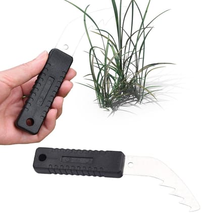 Onkruidgereedschap Tuin - Onkruidtrekker Set - Gazon Onderhoud - Ergonomische Handgreep - 2 Stuks - Grijs