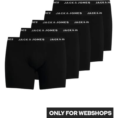 JACK & JONES PLUS - JACHUEY TRUNKS 5 PACK NOOS PLS Heren Onderbroek