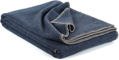Most - Zijdezachte kasjmier bed deken Luma Soft - 90% Merino wol, 10% Kasjmier wol - 140 x 200 cm - donkerblauw