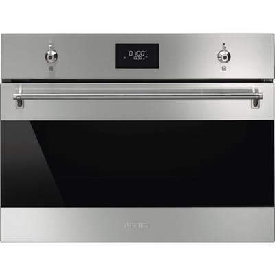 SMEG SO4301M1X - Combi Magnetron - 40 Liter - RVS - Inbouw Oven - Grillfunctie - 45 cm - Classici Design