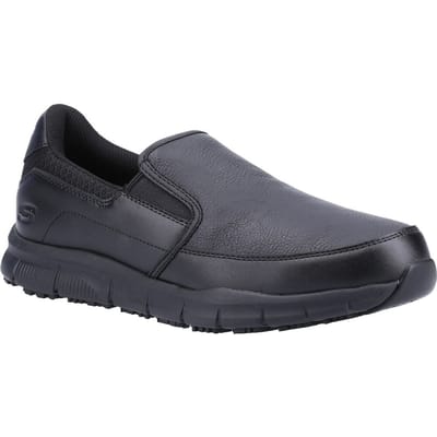 Skechers Work Nampa Groton heren instapschoen - Zwart - Maat 41