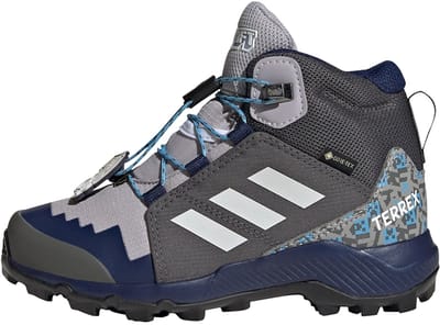 Adidas Terrex Adidas Minecraft Terrex Mid Gore-Tex Hikingschoenen Kids - Kinderen - Grijs