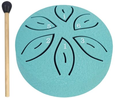 Nivard Handpan - Tongue Drum - Steel - Regen - Klankschaal - Blauw