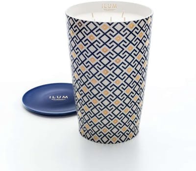 Max Benjamin - Ilum Fig Arabesque Geurkaars Groot - Porselein - Multicolor