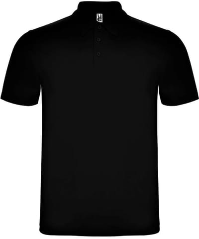 Roly Austral Korte Mouw Poloshirt Zwart M Man