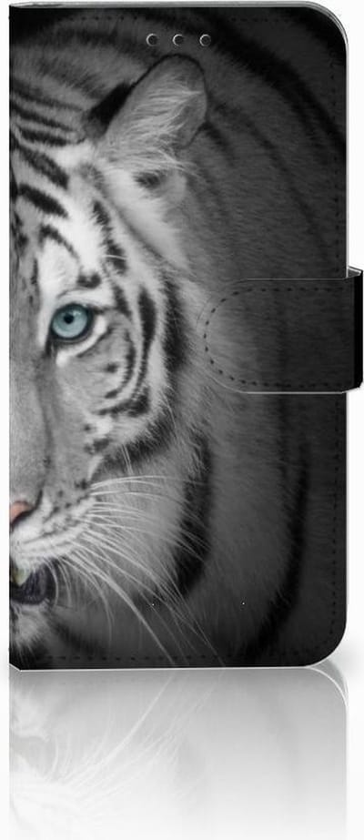 Huawei P30 Lite (2020) Telefoonhoesje met Pasjes Tijger