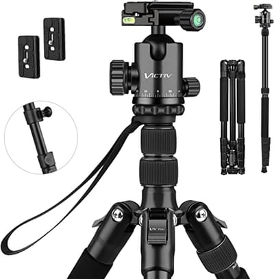 Aluminium Monopod Statief 81 inch voor DSLR Camera - Lichtgewicht & Verstelbaar