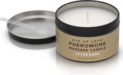 Eye Of Love - Massagekaars After Dark - Met Feromonen - 150 ml - Massage - Massage Kaars - Massageolie - Massage Kaarsen Erotisch - BDSM - Goud