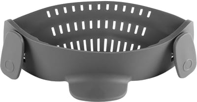 Dailygoods- Zeef Klip-on - Siliconen - Afdruiprek - Keuken Gadget - Vaatwasserbestendig - Temperatuur tot 230 °C - Vergiet