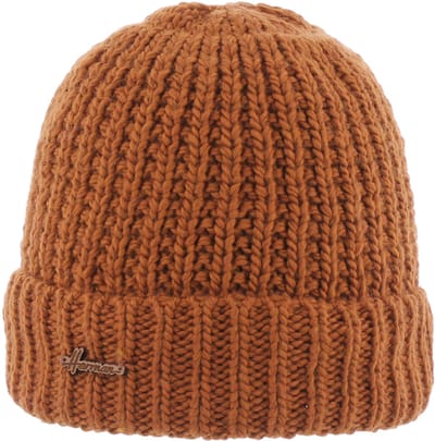 Herman's effen roestbruine hoed, gemaakt van gerecycled polyester met een zachte voering.