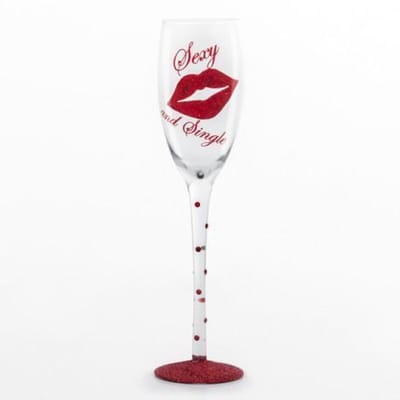 Sexy and Single Champagneglas