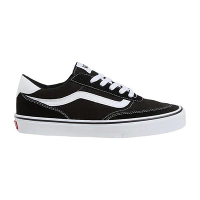 Vans Brooklyn LS SUEDE/CANVAS BLACK/WHITE Unisex Sneakers - BLACK/WHITE