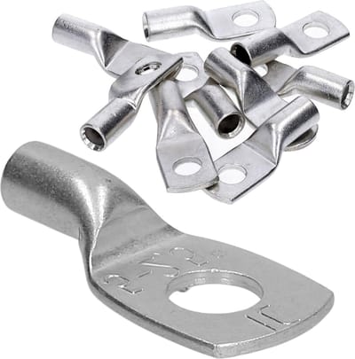 10 stuks Kalitec HR2-5 standaard buiskabelschoenen 2,5 mm² M5 I zonder kijkgat I Made in Germany