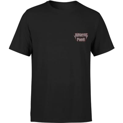 Jurassic Park Jurassic Park Rock Embroidered Logo Unisex T-Shirt - Zwart - S