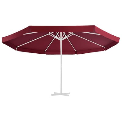 vidaXL - Vervangingsdoek - voor - parasol - 515 - cm - bordeauxrood