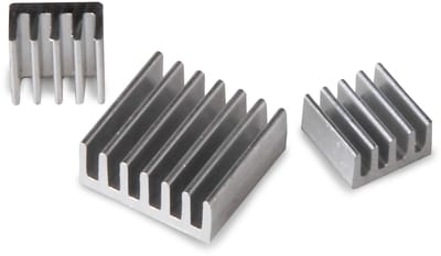 Aluminium koellichaam voor Raspberry Pi 3 en Pi 2 - Set van 3 stuks