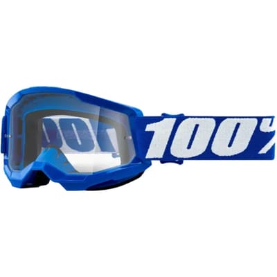 100% Strata 2 Junior Bril Blauw Helder Eén maat