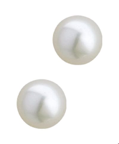 Zilver Gerhodineerde Oorknoppen parel 1312795