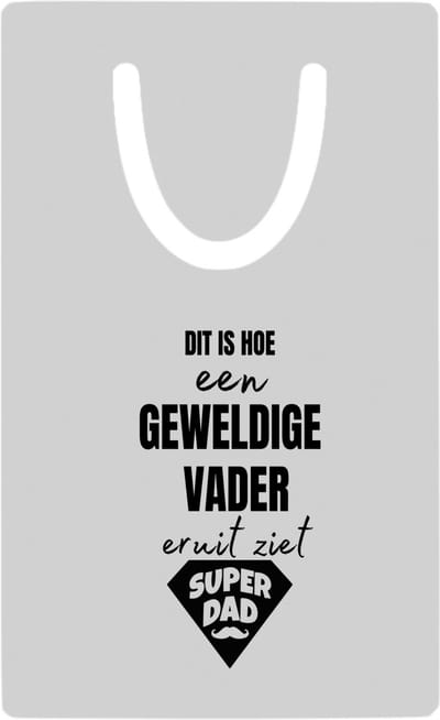 Hacebo® - Dit is hoe een geweldige vader eruit ziet metalen boekenlegger - Vader - papa - Vaderdag - cadeau - verjaardag - kado Bladwijzer boekenleggers - 7.6 cm x 5cm