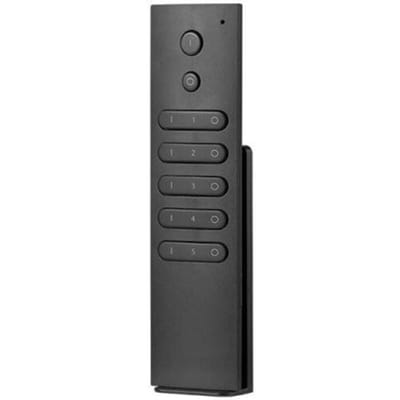 HOFTRONIC Afstandsbediening voor LED Dimmer - Voor dimmen en schakelen - 5-Kanaals - Met softkey - Bestuurbaar tot 30 meter - RF